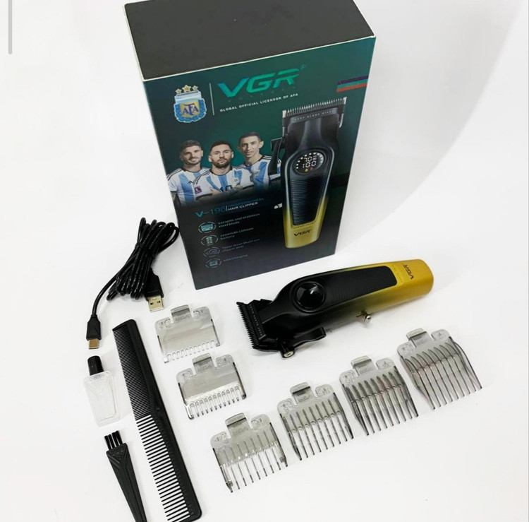 حجم زن VGR مدل V-196 Gold | ماشین اصلاح حرفهای مو و فید